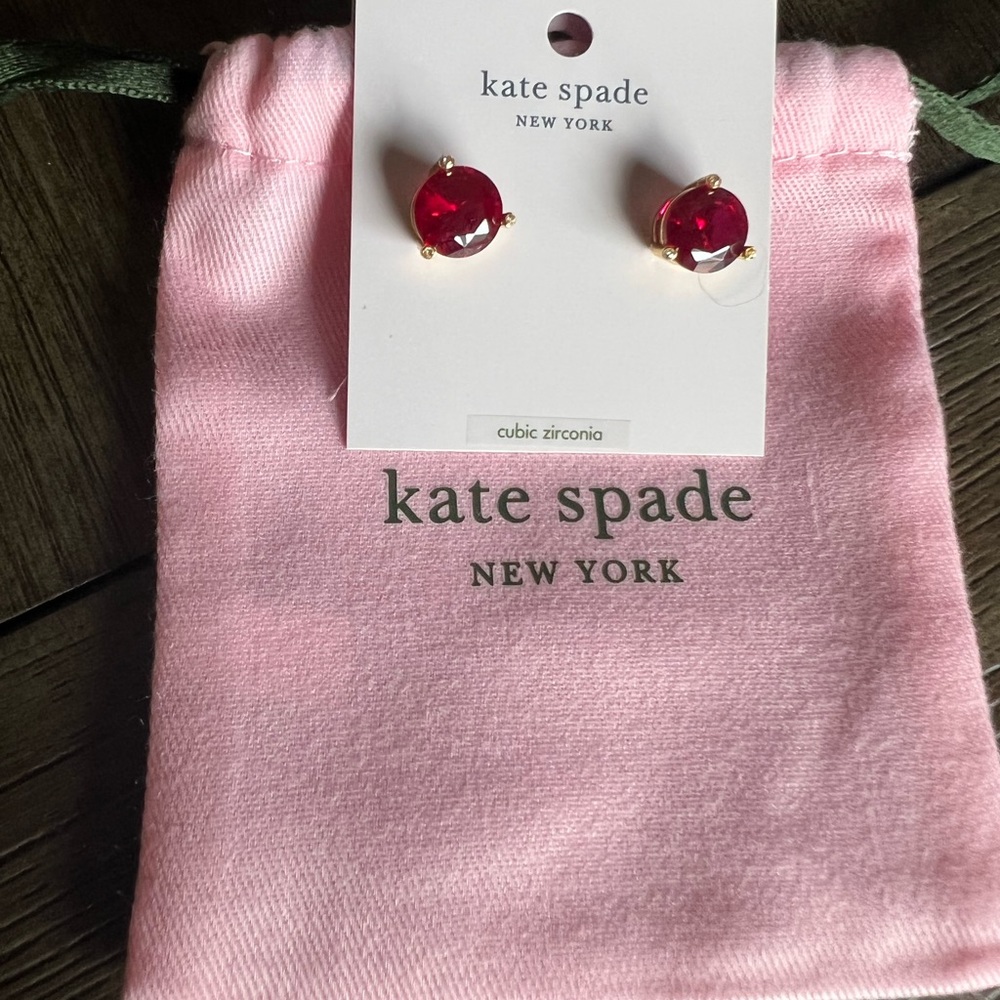 Kate Spade Red Earrings - Picture 3 of 8
